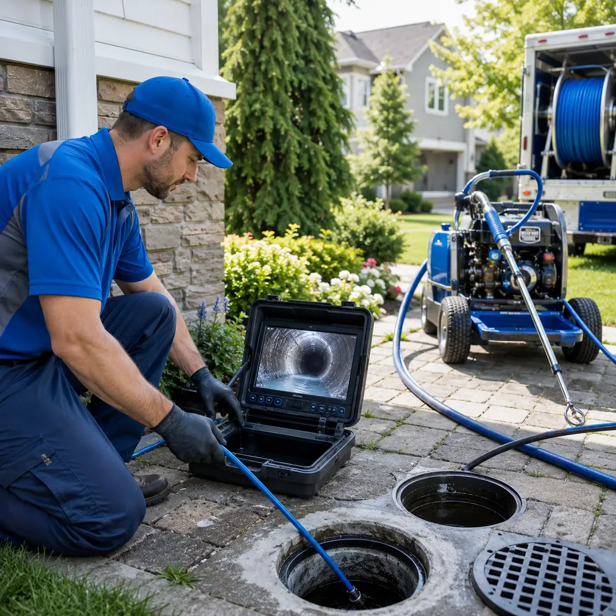 Outdoor drain cleaning professionals serving Moran, TX